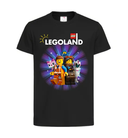 Дитяча футболка Legoland Чорний фото