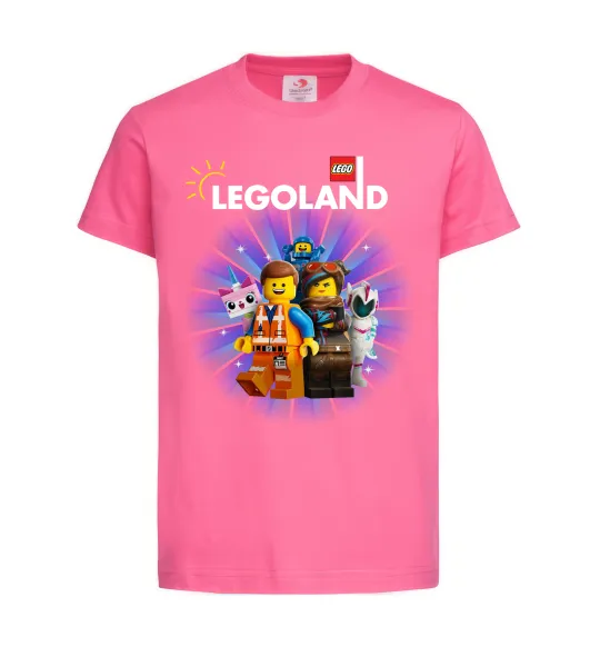 Дитяча футболка Legoland Яскраво-рожевий фото