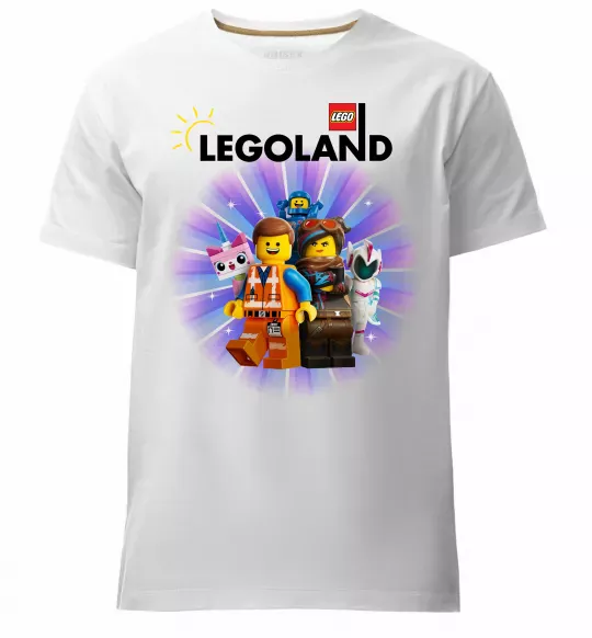 Чоловіча преміум футболка Legoland Білий фото