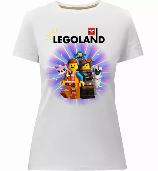 Женская премиум футболка Legoland Белый фото