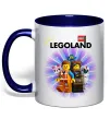Чашка с цветной ручкой Legoland Глубокий темно-синий фото