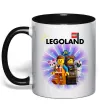 Чашка с цветной ручкой Legoland Черный фото