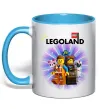 Чашка с цветной ручкой Legoland Голубой фото