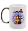 Чашка с цветной ручкой Legoland Серебро фото