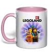 Чашка с цветной ручкой Legoland Нежно розовый фото