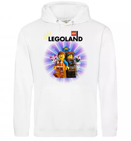 Мужская толстовка (худи) Legoland Белый фото