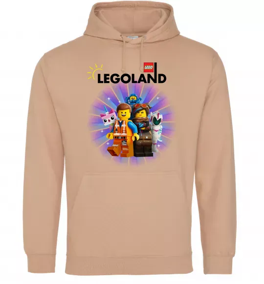 Женская толстовка (худи) Legoland Песочный фото