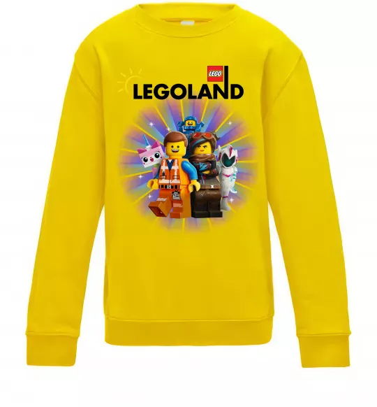 Детский Свитшот Legoland Солнечно желтый фото