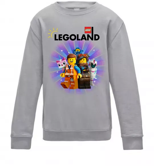 Детский Свитшот Legoland Серый меланж фото