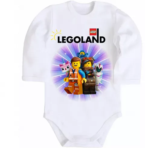 Детский боди Legoland Белый фото