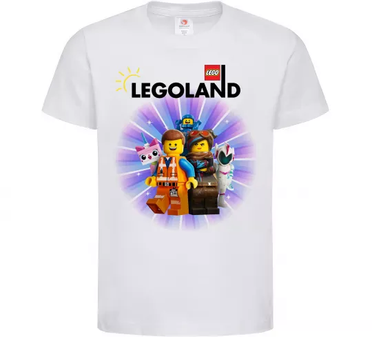 Дитяча футболка Legoland Білий фото