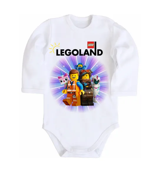 Детский боди Legoland Белый фото