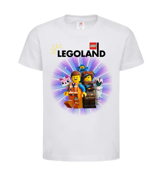 Дитяча футболка Legoland Білий фото