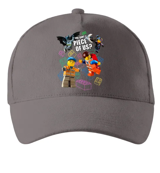 Кепка Lego You want a piece of us Серый фото
