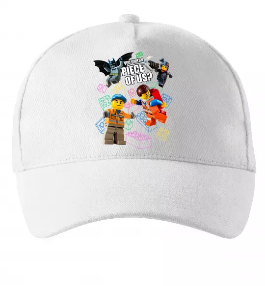 Кепка Lego You want a piece of us Белый фото