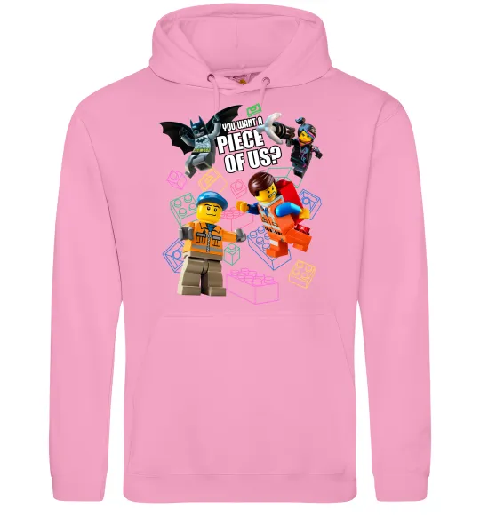 Жіноча толстовка (худі) Lego You want a piece of us Рожевий фото