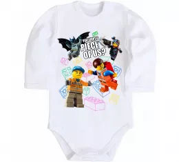 Детский боди Lego You want a piece of us Белый фото