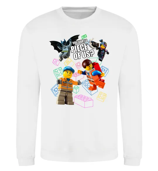 Свитшот Lego You want a piece of us Белый фото