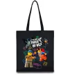 Эко-сумка Lego You want a piece of us Черный фото