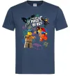 Чоловіча футболка Lego You want a piece of us Темно-синій фото