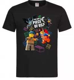 Мужская футболка Lego You want a piece of us Черный фото