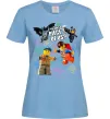 Жіноча футболка Lego You want a piece of us Блакитний фото