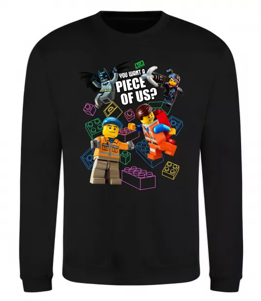 Світшот Lego You want a piece of us Чорний фото