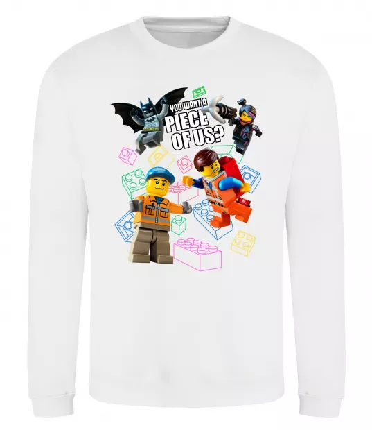 Світшот Lego You want a piece of us Білий фото