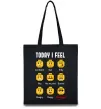 Эко-сумка Lego today I feel Черный фото