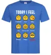 Мужская футболка Lego today I feel Ярко-синий фото