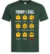 Мужская футболка Lego today I feel Темно-зеленый фото