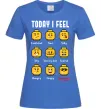 Женская футболка Lego today I feel Ярко-синий фото