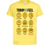 Детская футболка Lego today I feel Лимонный фото