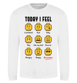 Свитшот Lego today I feel