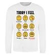 Свитшот Lego today I feel Белый фото