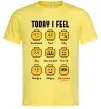 Мужская футболка Lego today I feel Лимонный фото