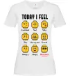 Женская футболка Lego today I feel Белый фото
