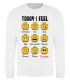 Свитшот Lego today I feel Белый фото