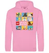 Мужская толстовка (худи) Lego Star Wars Розовый фото