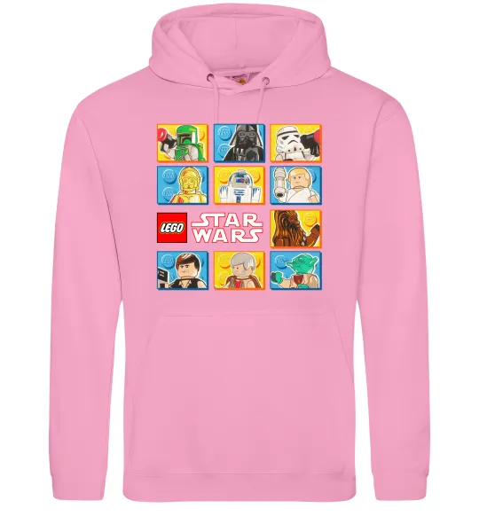 Жіноча толстовка (худі) Lego Star Wars Рожевий фото