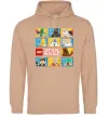 Женская толстовка (худи) Lego Star Wars Песочный фото