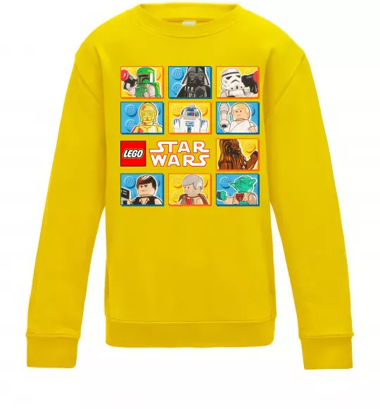 Детский Свитшот Lego Star Wars Солнечно желтый фото