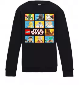 Дитячий світшот Lego Star Wars Чорний фото