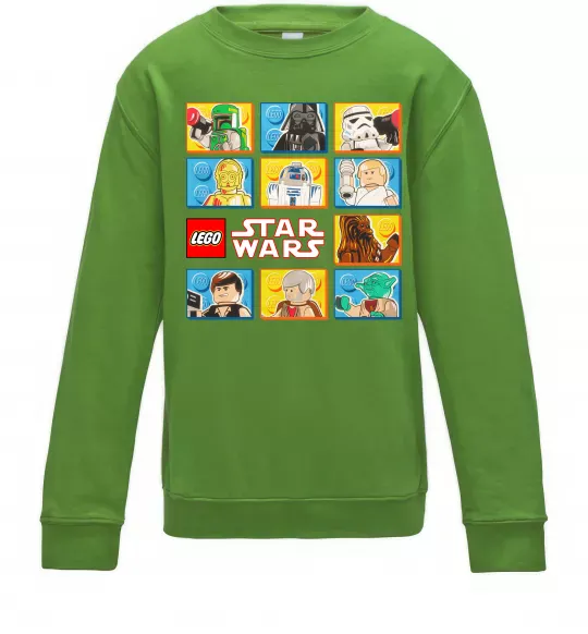 Детский Свитшот Lego Star Wars Лаймовый фото