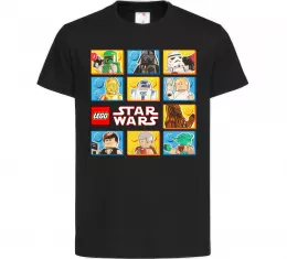 Детская футболка Lego Star Wars Черный фото