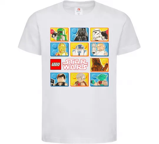 Детская футболка Lego Star Wars Белый фото