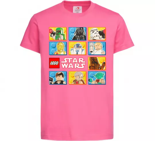 Детская футболка Lego Star Wars Ярко-розовый фото