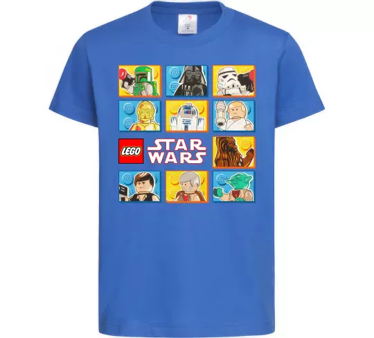 Детская футболка Lego Star Wars Ярко-синий фото