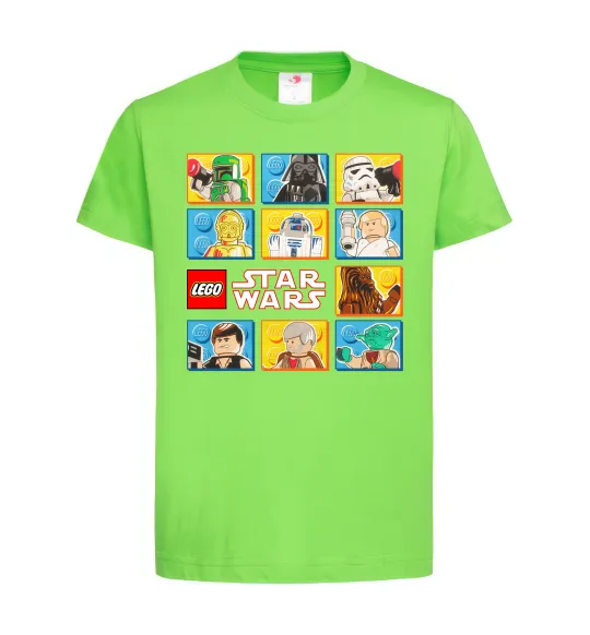 Детская футболка Lego Star Wars Лаймовый фото