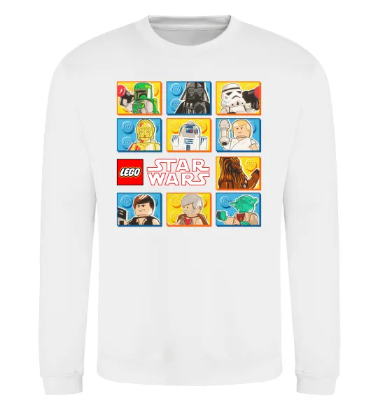 Свитшот Lego Star Wars Белый фото
